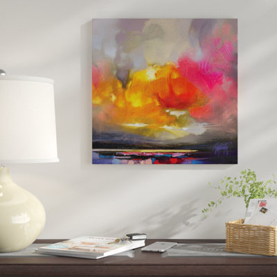 «Rose Cumulus Study II», reproduction sur toile