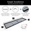 Panneau lumineux à DEL encadré 1 pi x 4 pi - Luminaire à montage en surface CCT avec cadre intégré - intensité variable, température de couleur réglable 5 CCT-423007401