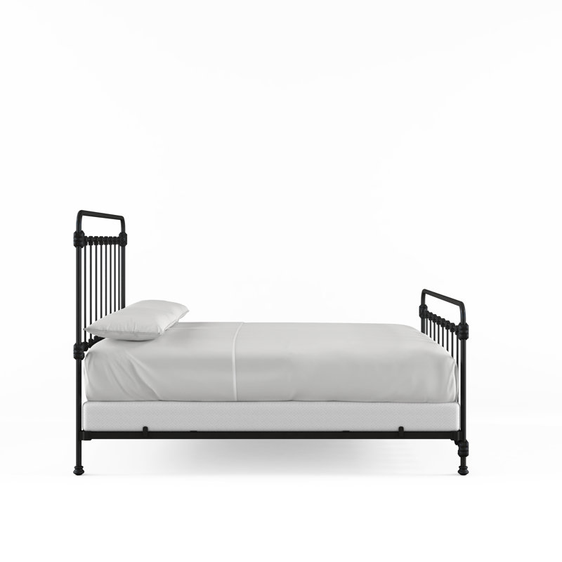 160 Picket Fence Bed | Complete Standard, California King, Gunmetal