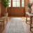  Washable Non-Slip Rug - Brown Striped Area Rug for Living Room, Bedroom, Dining Room, and Kitchen-114442224