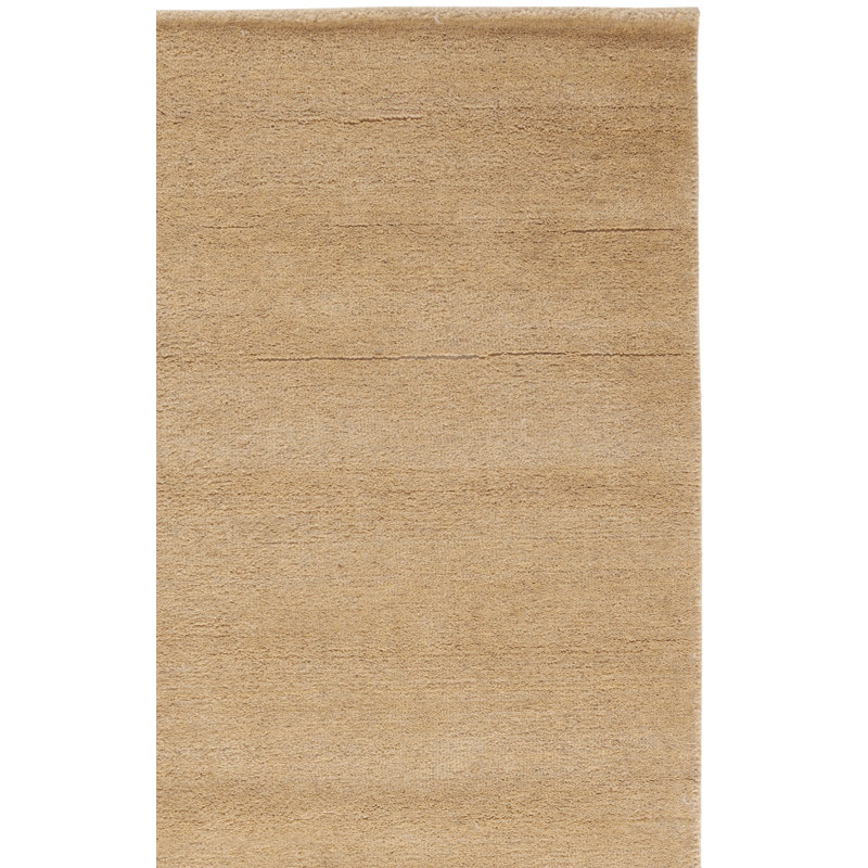 Tapis beige en laine Moreau, Carré 6 pi