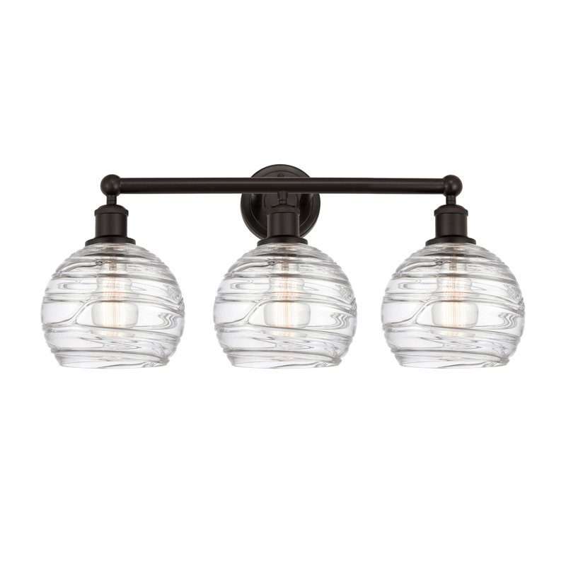 Essex 3 - Light Dimmable Vanity Light, Oil Rubbed Bronze, Clear