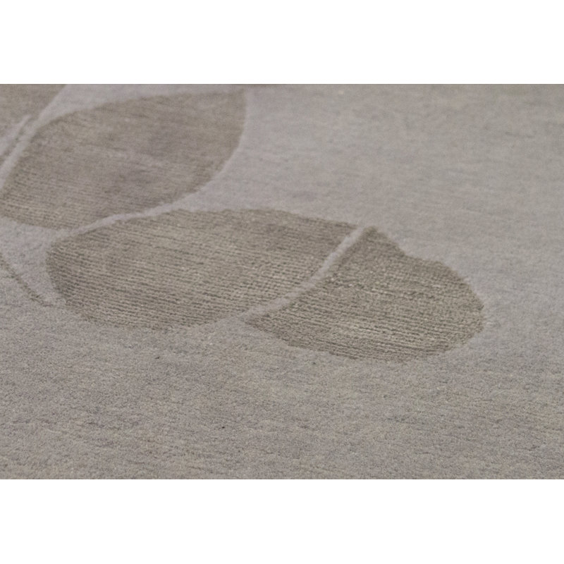 Hand-Knotted High-Quality Gray Area Rug