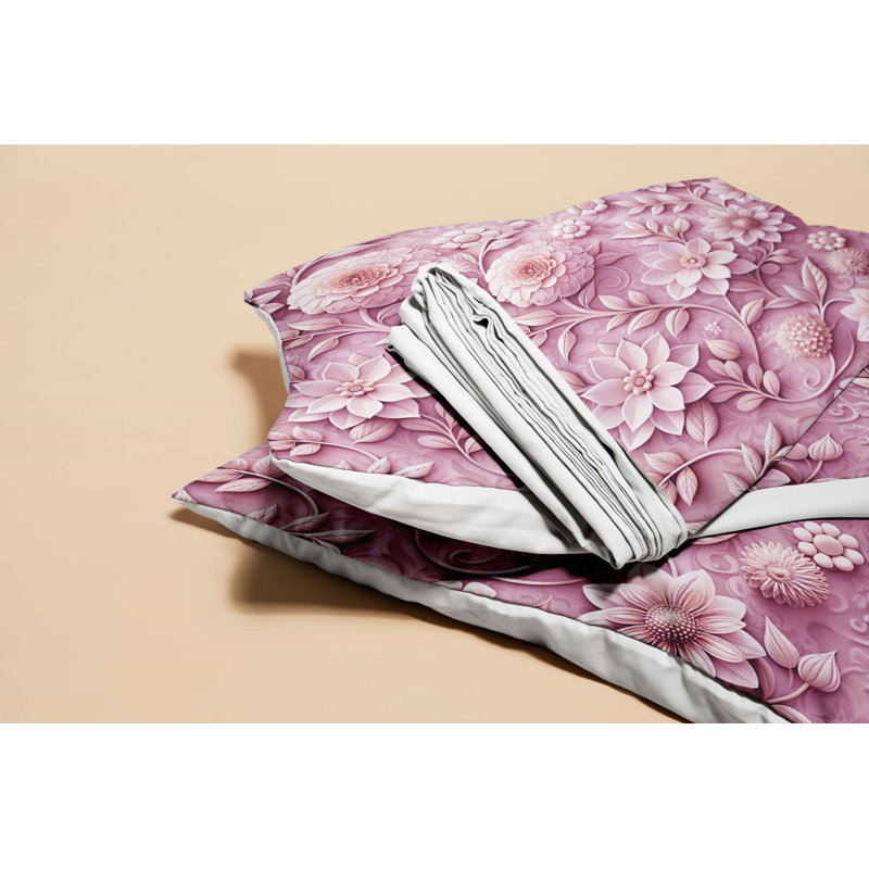 Premium Single Quilt Cover Set, 70% Polyester / 30% Cotton, Duvet Cover 55.1 x 78.7 inches & Pillowcase 23.6 x 23.6 inches | Machine Washable, 120 Thread Count, Button Closure for Duvet, Envelope Closure for Pillowcase