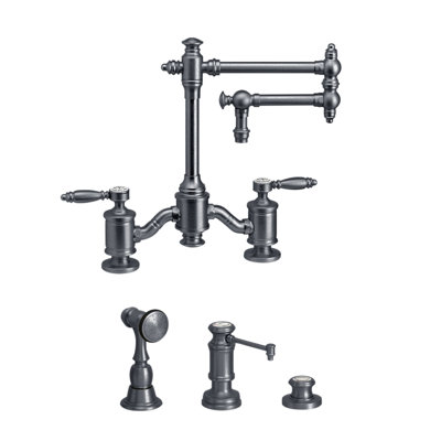 Towson Bridge Faucet - 12" Articulated Spout