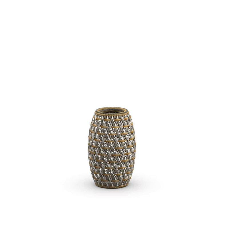 Dala Lantern, Ibiza, 12.5" H x 8.25" W x 8.25" D
