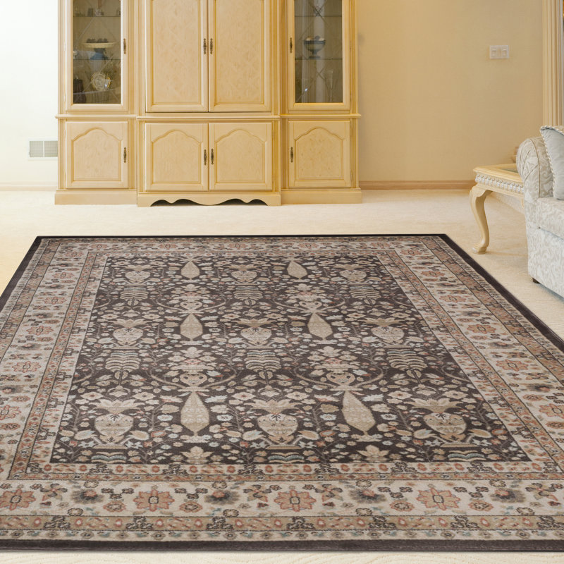 Oriental Indoor Rug, Rectangle 3'3" x 4'11"