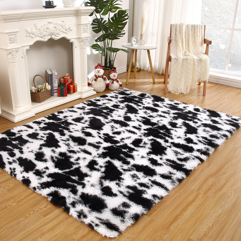 Anfel Washable Abstract Indoor Rug, Rectangle 8' x 10'
