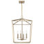 Lustre rectangulaire 4 lumières Azair-88608528-88608529