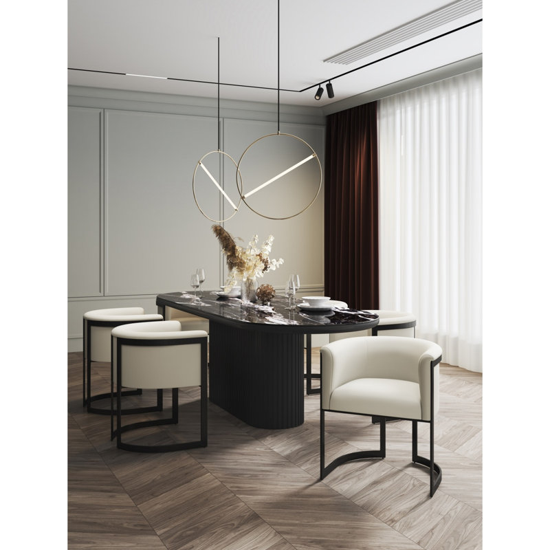 Chaise en cuir Corso