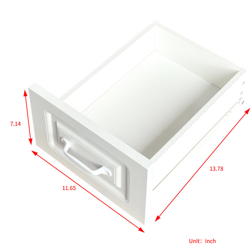 Bureau d'angle blanc en L de 53 cm (21 pouces) pour bureau à domicile - Espace imprimante, tablette ouverte, système de rangement pour dossiers, 4 placards, 1 tiroir, tablette