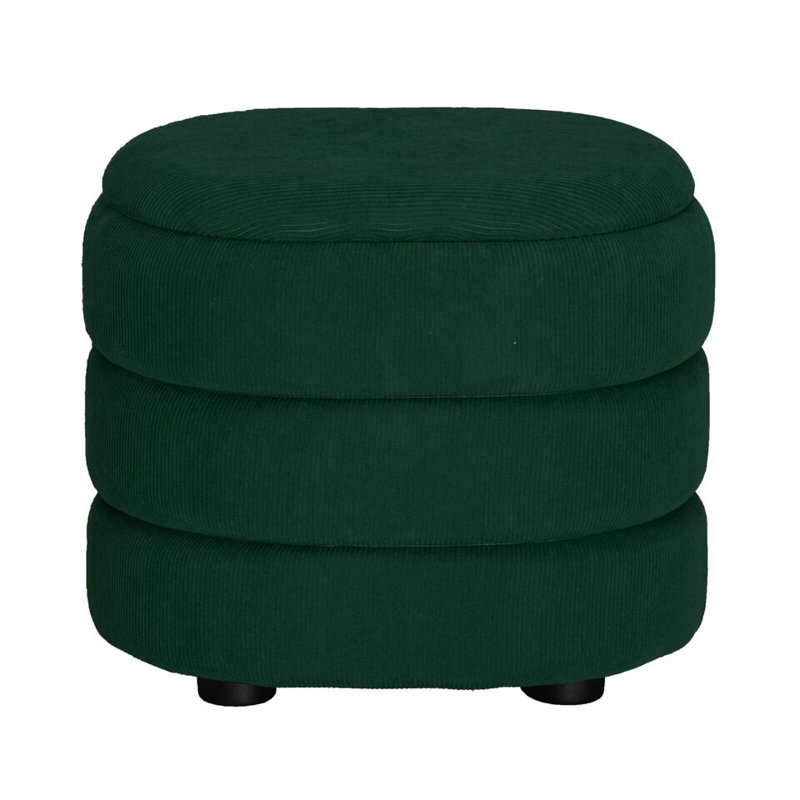 Adetunji 43.5cm Wide Ottoman, Green