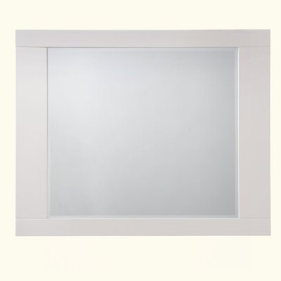 White High Gloss Finish Mirror