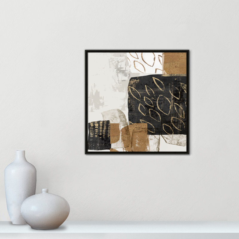 Shape of Formation II - reproduction carrée par Casa Fine Arts, H 25,5 po x l 25,5 po, Espresso
