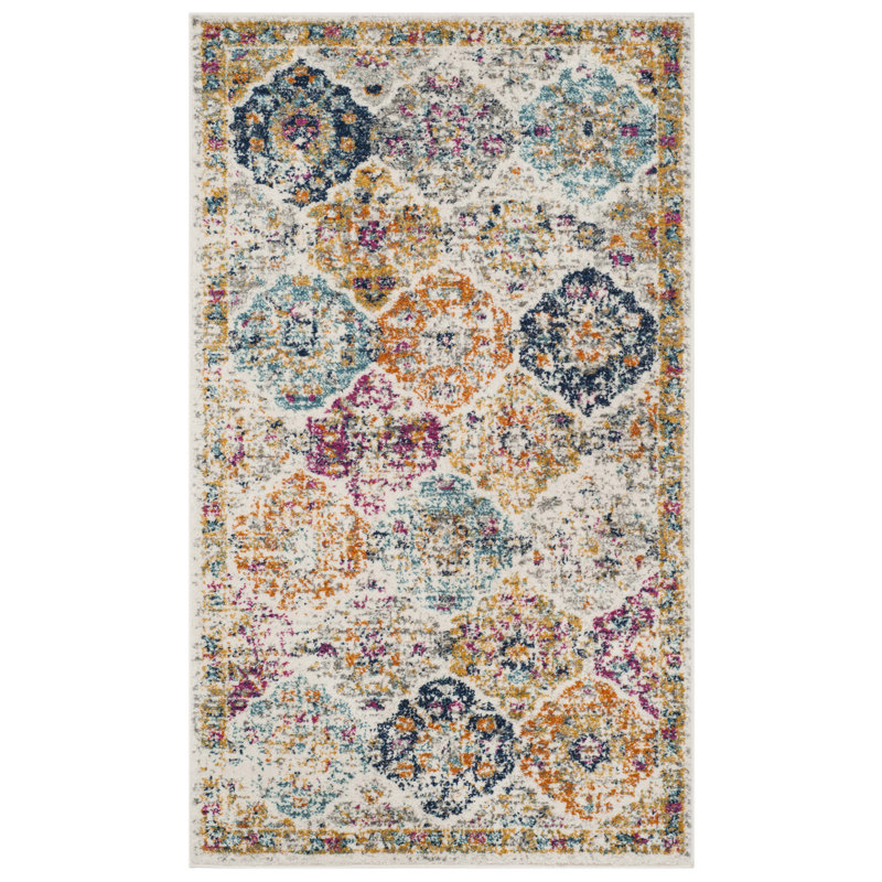 Oriental Area Rug, Rectangle 69 x 122 cm