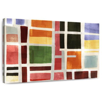 Fenêtre colorée abstraite Avery