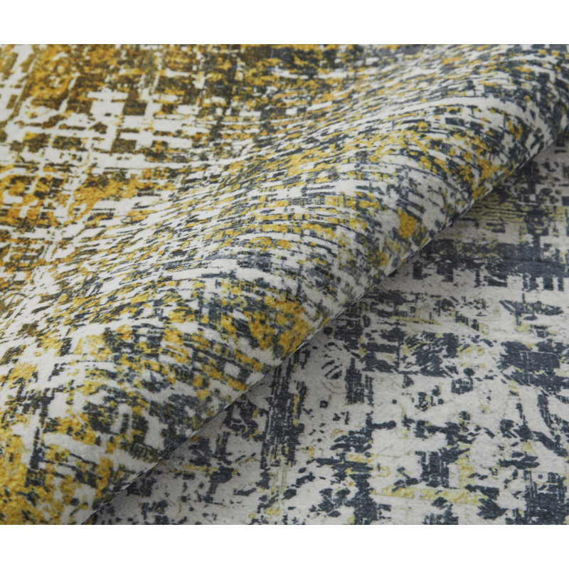 Lux Abstract Ultra soft Stain Guarded Blue Area Rug, Rectangle 160 x 230cm