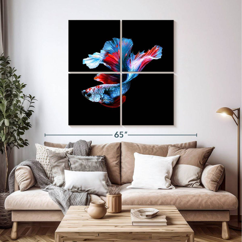 Brampt Elegant Betta Fish, 45" H x 45" W