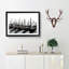 Docked Gondolas in Venice Italy in Abstract - Picture Frame Painting Print on MDF-55734076-55734071