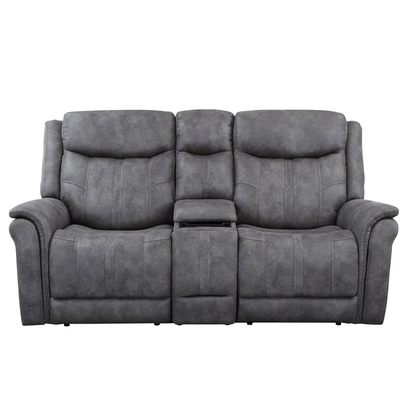 Causeuse Wajieh Power Stone, Gris