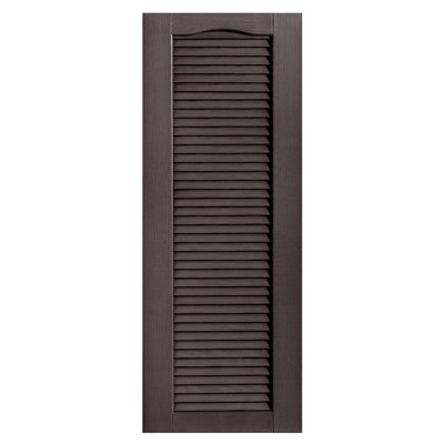 Cathedral Top Full-style Open Louver Shutters Pair