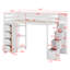 Lit mezzanine avec tiroirs de rangement-456426505