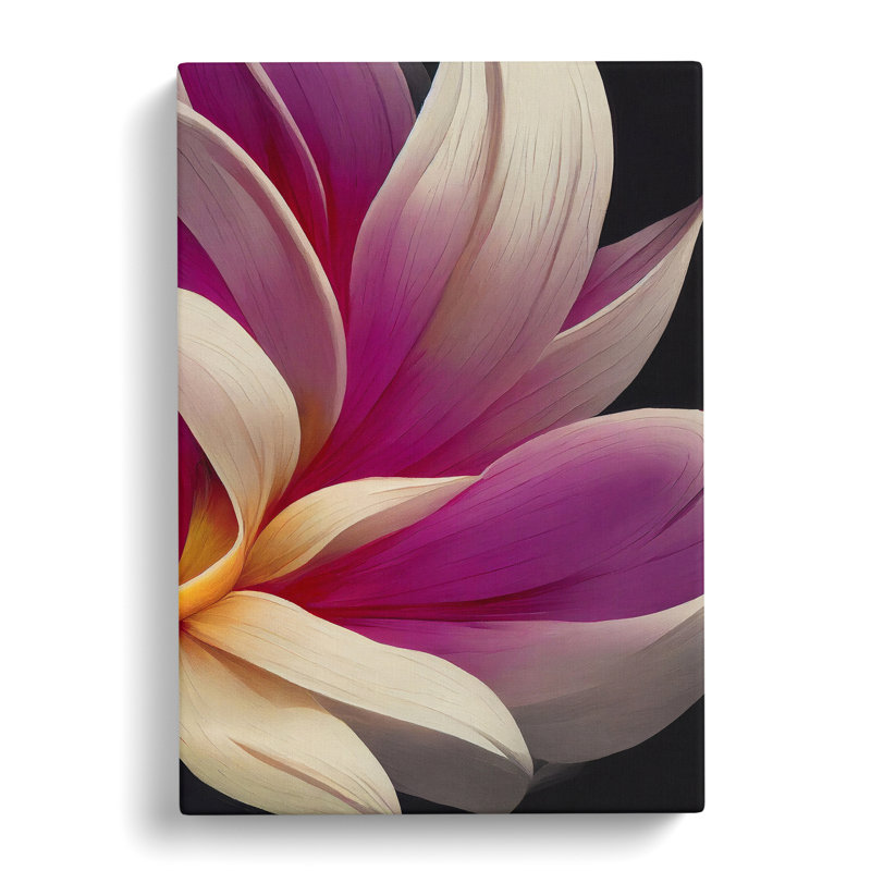 The Heartwarming Flower - Wrapped Canvas, 50cm H x 35cm W x 3cm D