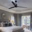 Ventilateur de plafond à 3 pales avec télécommande Torrie