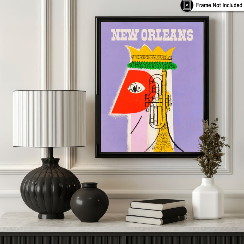New Orleans No3, Sans cadre, Affiche, H 11 po x l 14 po