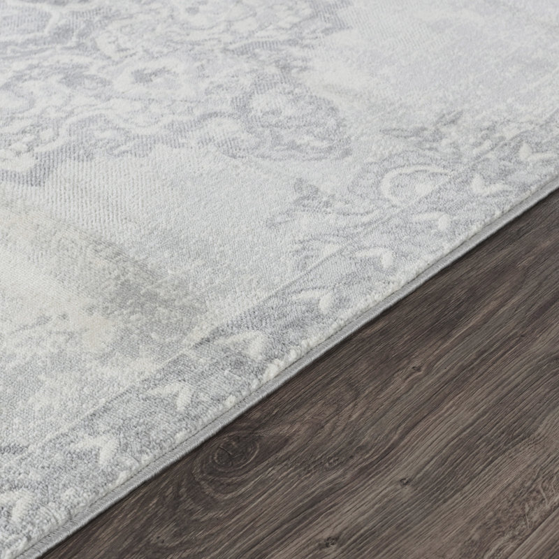 Maxence Power Loom Gray/Ivory Rug, Rectangle 160 x 220cm