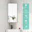 Armoire à pharmacie 13,4 W 23,6 H avec miroir 3 tablettes-1211345819