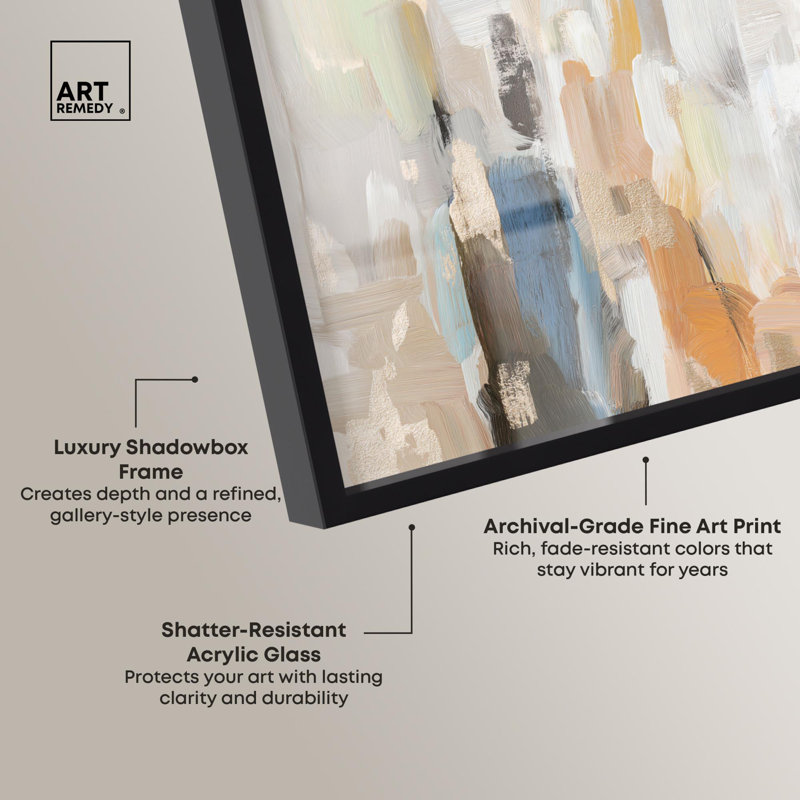 «Inner World II Boho Decor Shadowbox» par Art Remedy, Noir, H 31 po x l 46 po