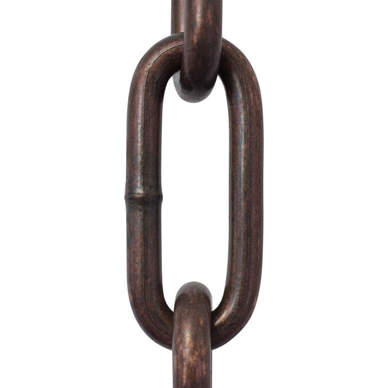 Chaîne ou chaîne en métal Link 72 po, Cuivre antique