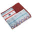 Benjara Pimi Quilted Throw Blanket with Polyester Fill, Southwest Boho Style
