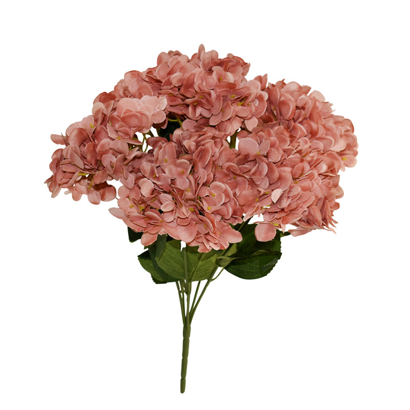 18" Terracotta Hydrangea Bush X 7