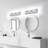 Modern Dimmable Vanity Lights for Bathroom LED 3 Light Bathroom Lights Over Mirror Chrome Bath Wall Lighting