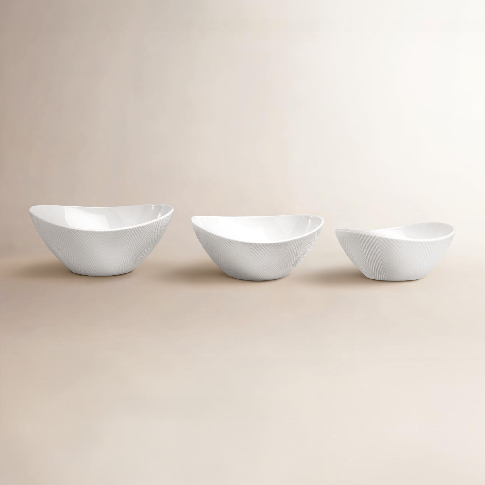 Highlands 3-Piece Porcelain Bowl Set