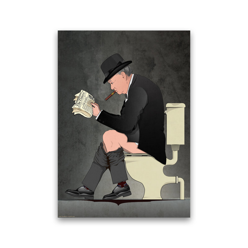 Churchill - Print, No Framed, 42cm H x 30cm W x 1cm D