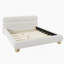 Lit tapissier contemporain Curve-Shaped Design