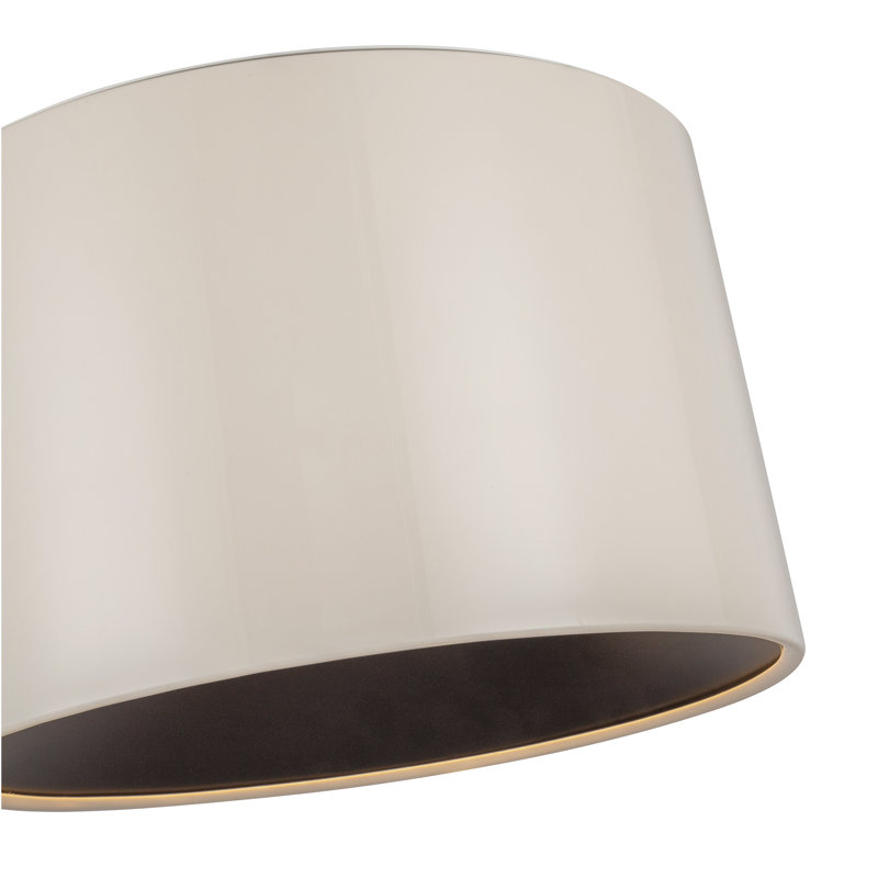 Etta 1 - Light LED Flush Mount, 12.63" H x 19.75" W x 19.75" D, Pearl White