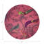 Pheasant Fall Sauvage Wedgewood Vegan Leather Round Coasters-1021624953