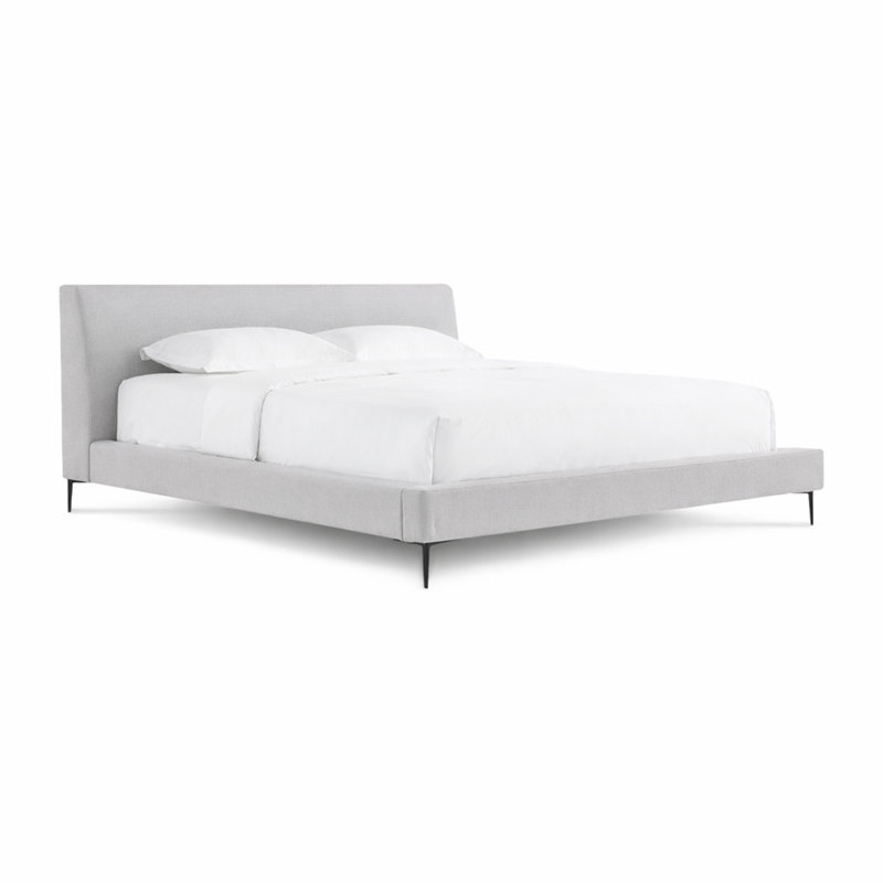Grand lit plateforme Mid-Century