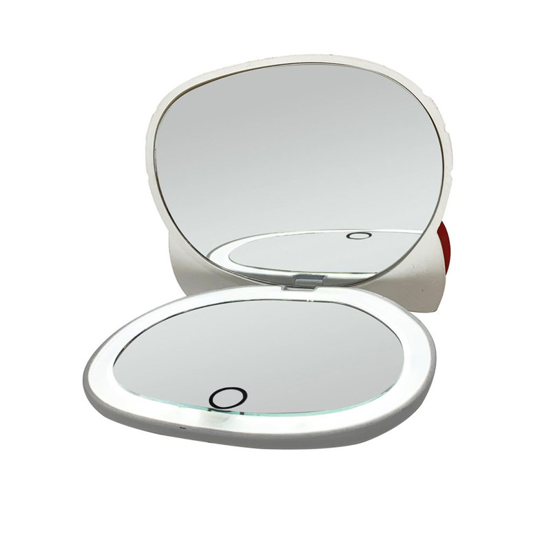 Hello Kitty Wireless Compact Mirror with Adjustable Brightness Touch Sensor and Travel Makeup Mirror