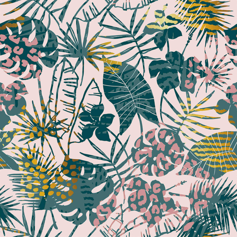 Carreau de papier peint Bellfield, L 102 po x l 24 po