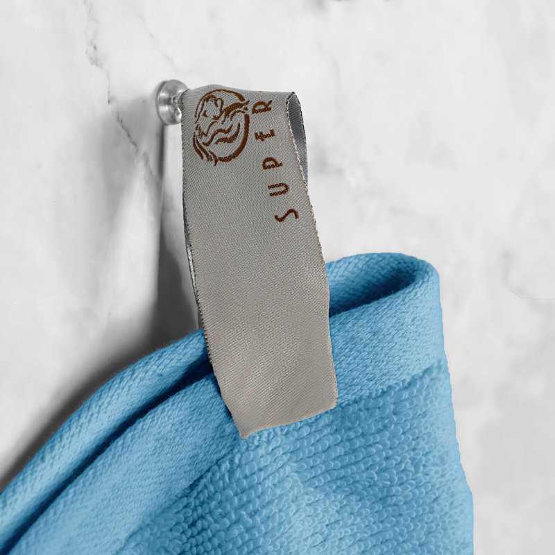 Rodivel Ultra-Soft 2-Piece 100% Cotton Bath Sheet Set, Denim Blue