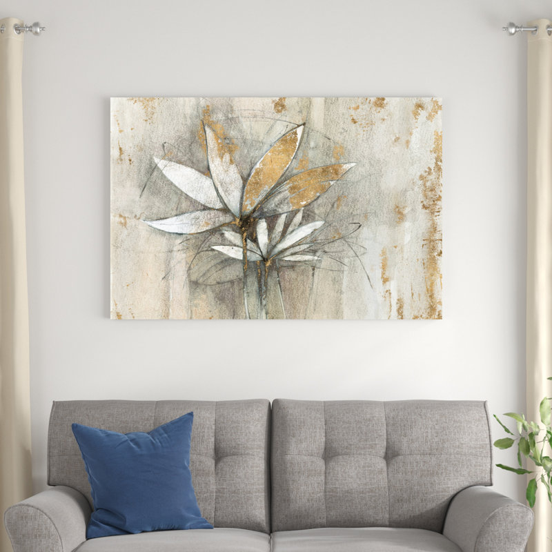 Windflowers par Avery Tillmon - peinture sur toile tendue, H 32 po x l 48 po
