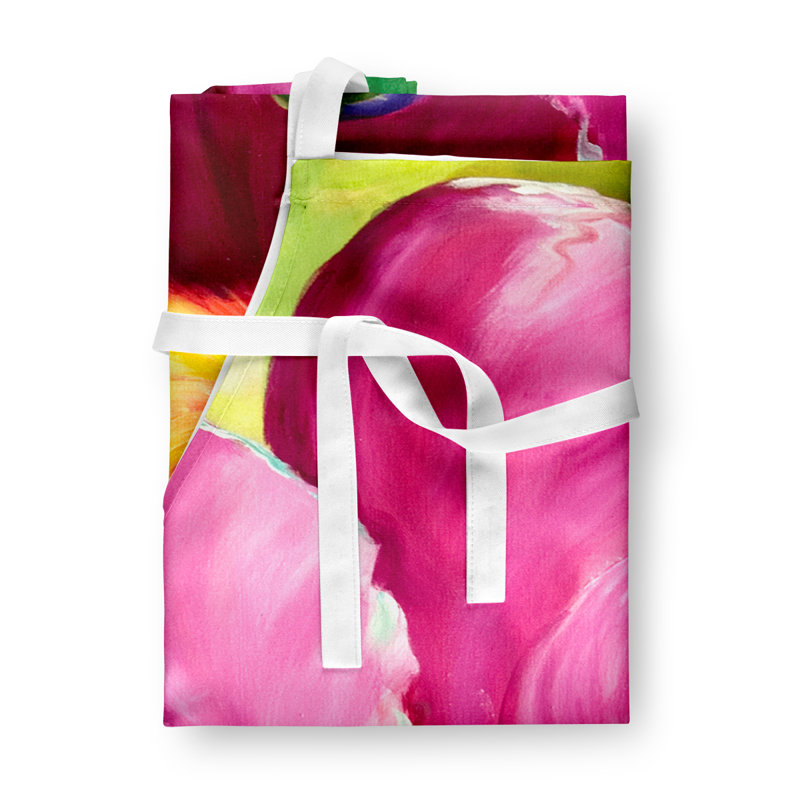 Tablier orchidée