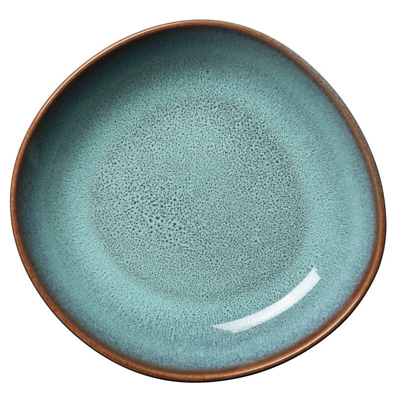 Villeroy & Boch Lave Beige Individual Bowl, Turquoise