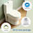 BCANHOME Compact One Piece Toilet With Soft-Close Seat Lid, High-Efficiency 1.2/1.8 GPF Dual Flush, Dirt-Resistant Glazed, Space-Saving Design For Limited Layouts-123752205