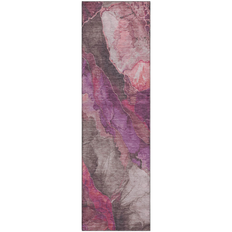 Premium Machine Washable Chelston AMF1864 Floral Rug, Runner 2'3" x 7'6"